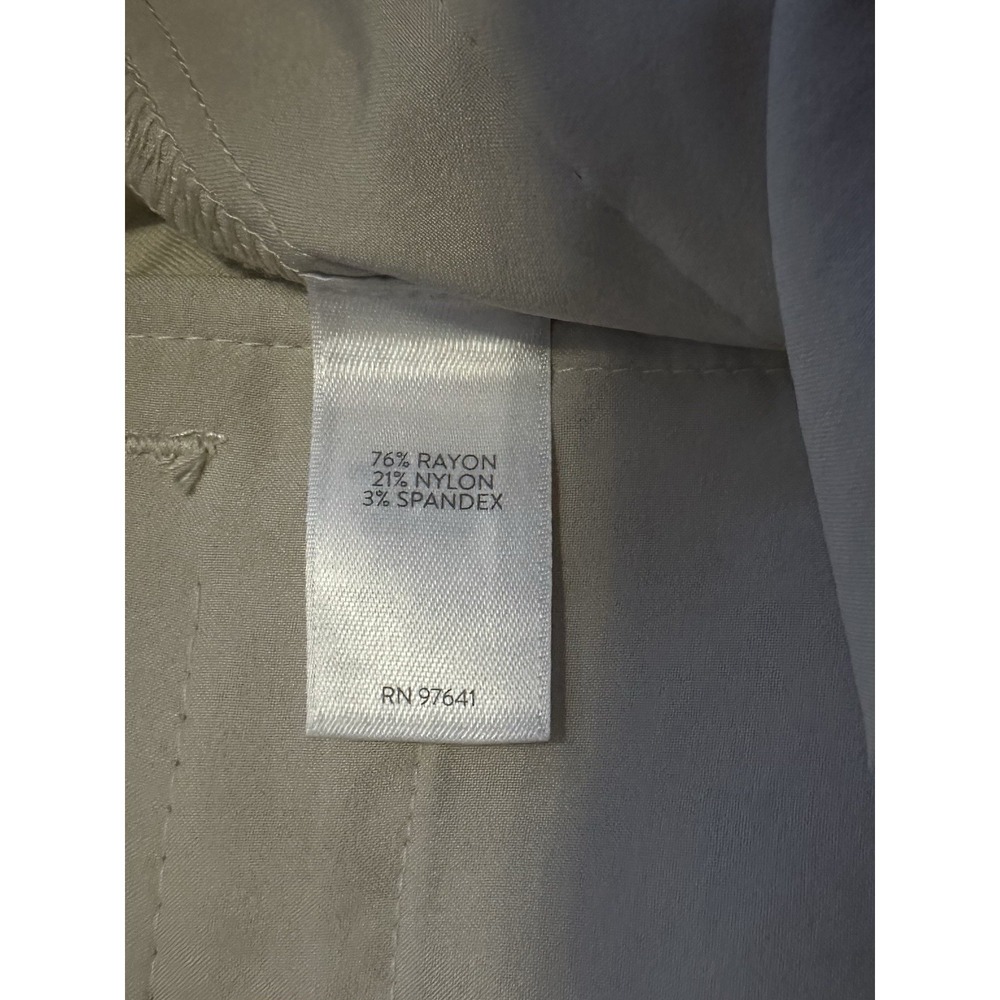$99 J Jill Wearever Collection Women's size 10 Pants Beige Tan Career Stretch - Picture 7 of 16